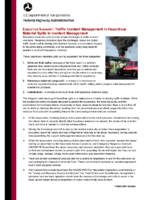 Executive Summary Traffic Incident Management in Hazardous Material Spills in Incident Management