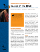Seeing in the dark  improving understanding of driver visibility requirements at night