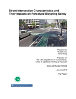 Street Intersection Characteristics and Their Impacts on Perceived Bicycling Safety