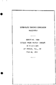Interstate Commerce Commision Report of the Accident  Investigation Occuring on the CHICAGO UNION STATION CHICAGO IL