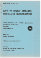 Survey of Aircraft Emissions and Related Instrumentation