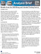 Results from the 2020 Drug and Alcohol Testing Survey Analysis Brief