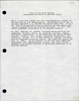 State of the Union Message Recommended Discussion of Maritime Issues