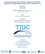 Nonstructural Approaches to Reduce Sediment and Pollutant Runoff from Transportation Infrastructure in Urbanized Areas