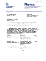 UMTA Awards 15 University Research Grants