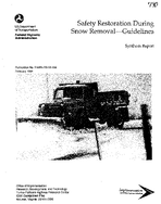 Safety Restoration During Snow Removal Guidelines