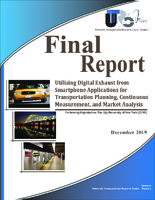 Utilizing Digital Exhaust from Smartphone Applications for Transportation Planning Continuous Measurement and Market Analysis