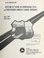 Detection of flaws in reinforcing steel in prestressed concrete bridge members