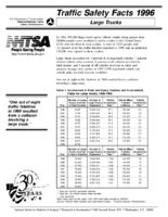 Traffic Safety Facts 1996 Large Trucks