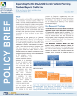 Expanding the UC Davis GIS Electric Vehicle Planning Toolbox Beyond California Policy Brief
