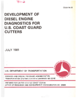 Development of Diesel Engine Diagnostics for US Coast Guard Cutters