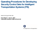 Operating Procedures for Developing Security Control Sets for Intelligent Transportation Systems ITS
