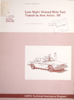 LateNight SharedRide Taxi Transit in Ann Arbor MI