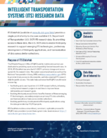 Intelligent Transportation Systems ITS Research Data