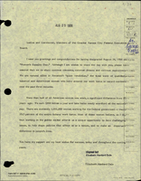 Letter to the Greater Kansas City Federal Executive Board