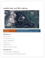 Audible Alert and TMA Lighting