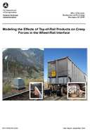 Modeling the Effects of TopofRail Products on Creep Forces in the WheelRail Interface