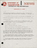 Remarks Delivered by Secretary of Transportation Claude S Brinegar Before the National Highway Safety Advisory Meeting