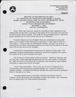 Secretary of Transportation Rodney Slater Speeches December 1999