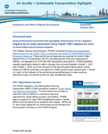 Air Quality  Sustainable Transportation Highlights SeptemberOctober 2023