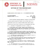 Department of Transportation News Releases for February 1976