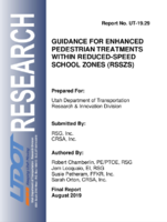 Guidance for Enhanced Pedestrian Treatments Within ReducedSpeed School Zones RSSZS