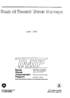 Scan of Recent Travel Surveys