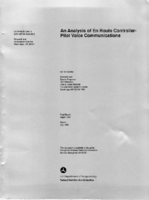 An Analysis of En Route ControllerPilot Voice Communications