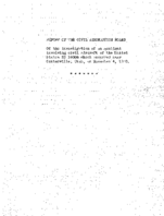 Investigation of Aircraft Accident UNITED AIRLINES CENTERVILLE UTAH 19401104