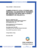 Compilation of Local Studies and Regional Calibration of Pavement ME Design for Rigid and Flexible Pavements in Oklahoma