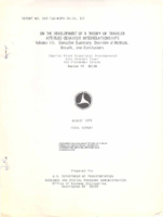 On the development of a theory of traveler attitudebehavior interrelationships Volume 3  executive summary  overview of methods results and conclusions
