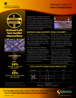 Proven Safety Countermeasures  Reduced LeftTurn Conflict Intersections