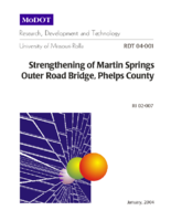 Strengthening of Martin Springs Outer Road Bridge Phelps County