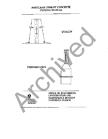 Portland Cement Concrete Testing Manual