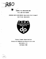 Dynamic Pile Monitoring mid Pile Load Test Report Proposed Deep River Bridge Washington State Highway Deep River Washington