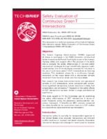 Safety Evaluation of Continuous Green T Intersections techbrief