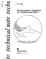 Shearographic Inspection of a DeHavilland DHC7