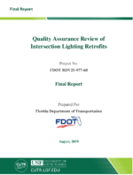 Quality Assurance Review of Intersection Lighting Retrofits