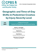 Geographic and TimeofDay Shifts in Pedestrian Crashes by Injury Severity Level