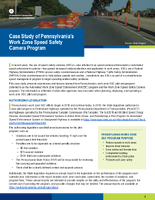 Case Study of Pennsylvanias Work Zone Speed Safety Camera Program