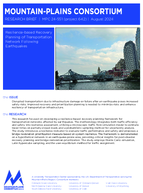 ResilienceBased Recovery Planning of Transportation Network Following Earthquakes Research Brief