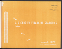 Air Carrier Financial Statistics 1st Quarter 1973