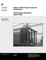 Repair of Budd Pioneer Coach car crush zones