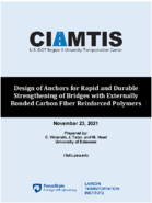 Design of Anchors for Rapid and Durable Strengthening of Bridges with Externally Bonded Carbon Fiber Reinforced Polymers
