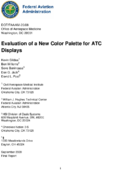 Evaluation of a New Color Palette for ATC Displays