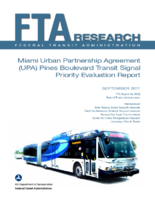 Miami Urban Partnership Agreement UPA Pines Boulevard Transit Signal Priority Evaluation Report