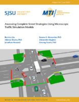 Assessing Complete Street Strategies Using Microscopic Traffic Simulation Models