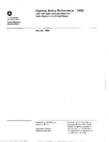 Highway Safety Performance Fatal and Injury Accident Rates on Public Roads in the United States 1992
