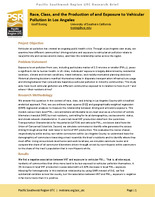 Race Class and the Production of and Exposure to Vehicular Pollution in Los Angeles Brief