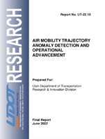 Air Mobility Trajectory Anomaly Detection and Operational Advancement